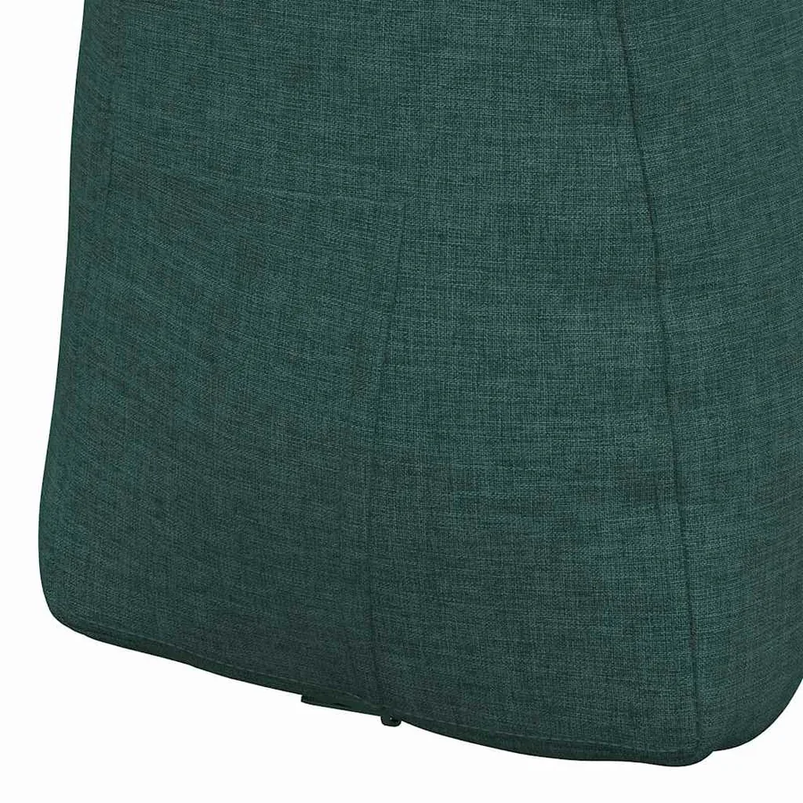 Coussin de Dos Vert foncé 45 x 24 x 50 cm tissu - 9