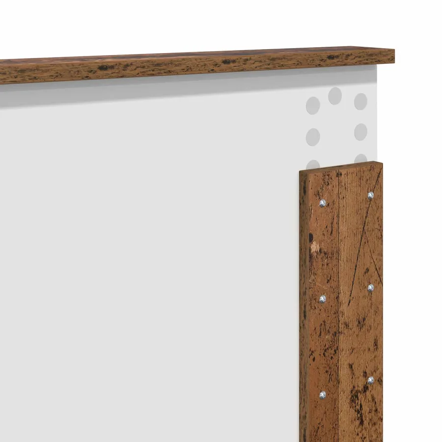 Cadre de lit Bois ancien 140 x 190 cm Bois d'ingénierie - 11