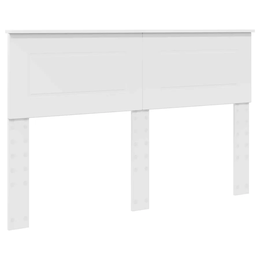 Cadre de lit Blanc 140 x 190 cm Bois d'ingénierie - 6