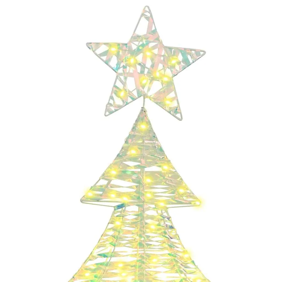 Sapin de Noël avec 240 LED Blanc chaud 181 cm PET - 6