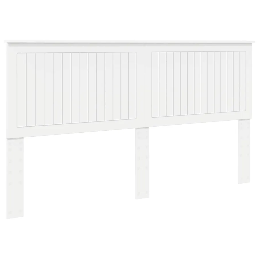 Tête de lit avec tête de lit Blanc 180 cm Bois d'ingénierie - 2