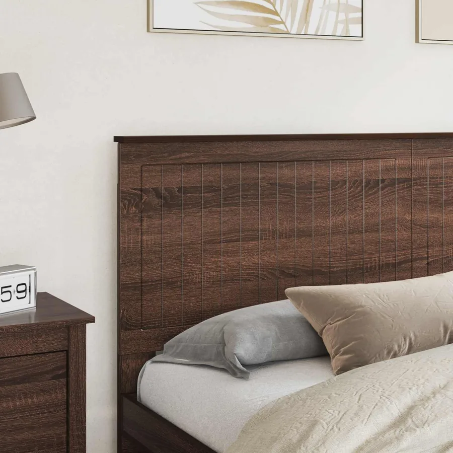 Tête de lit Chêne brun 180 cm Bois d'ingénierie - 3