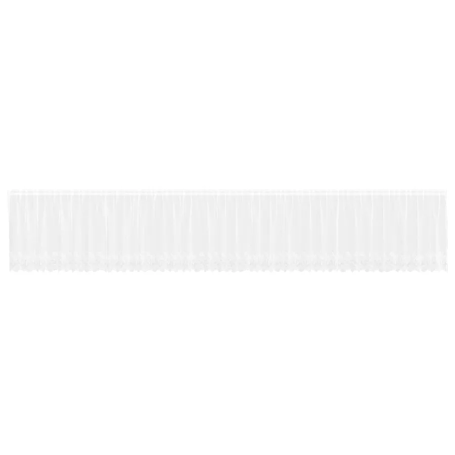 Rideau en Dentelle Blanc 900 x 100 cm Polyester - 2