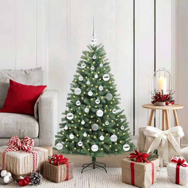 Sapin de Noël Artificiel à Branches Articulées Vert 120 cm