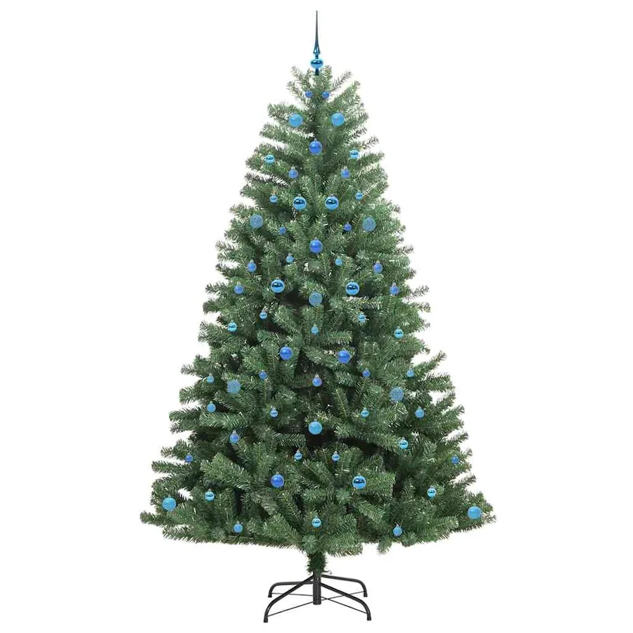 Sapin de Noël Artificiel à Branches Articulées Vert 240 cm - 4