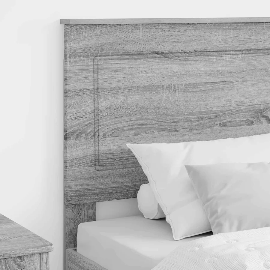 Tête de lit Gris Sonoma 100 cm Bois d’ingénierie - 3