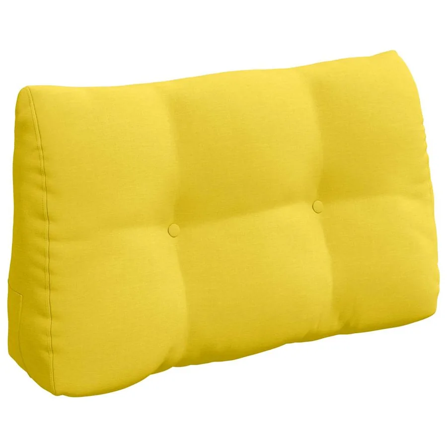 Coussin de Dos Jaune clair 80 x 24 x 50 cm tissu - 2