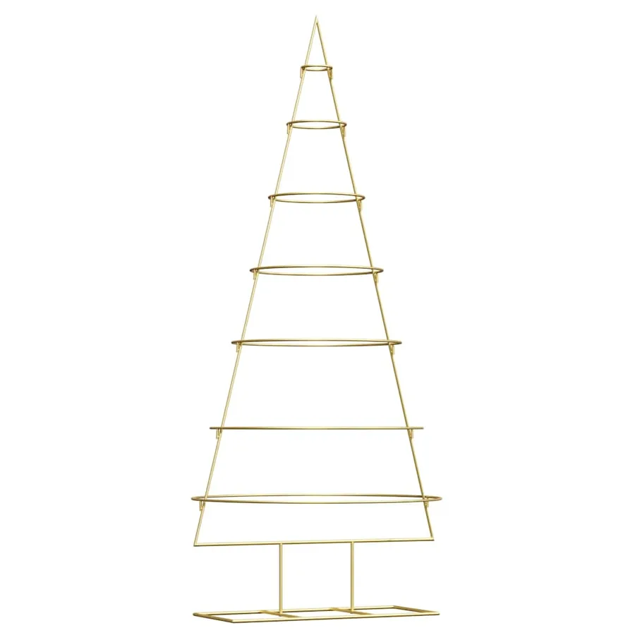 Arbre de Noël en métal Doré 180 cm Acier peint par poudre - 2
