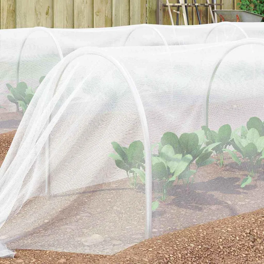 Filet Anti-insectes Blanc 3 x 10 m Polyéthylène - 3