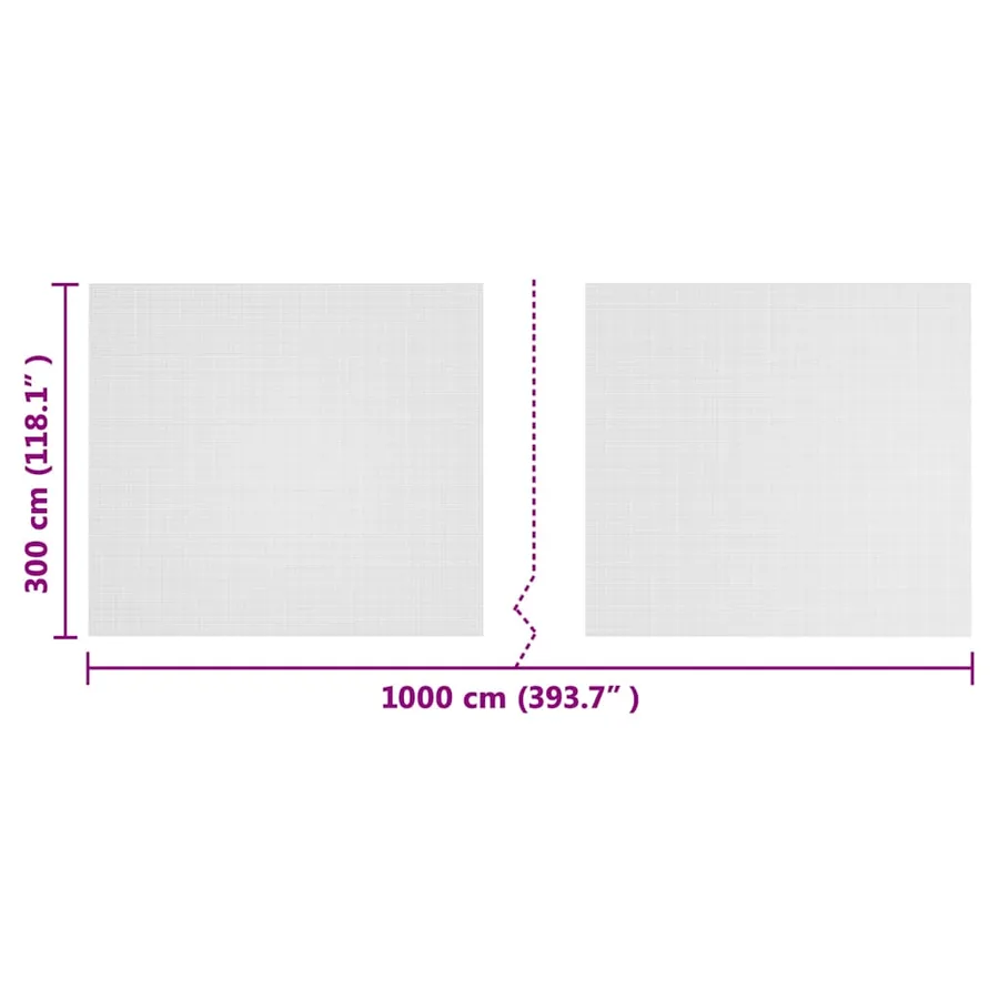 Filet Anti-insectes Blanc 3 x 10 m Polyéthylène - 6