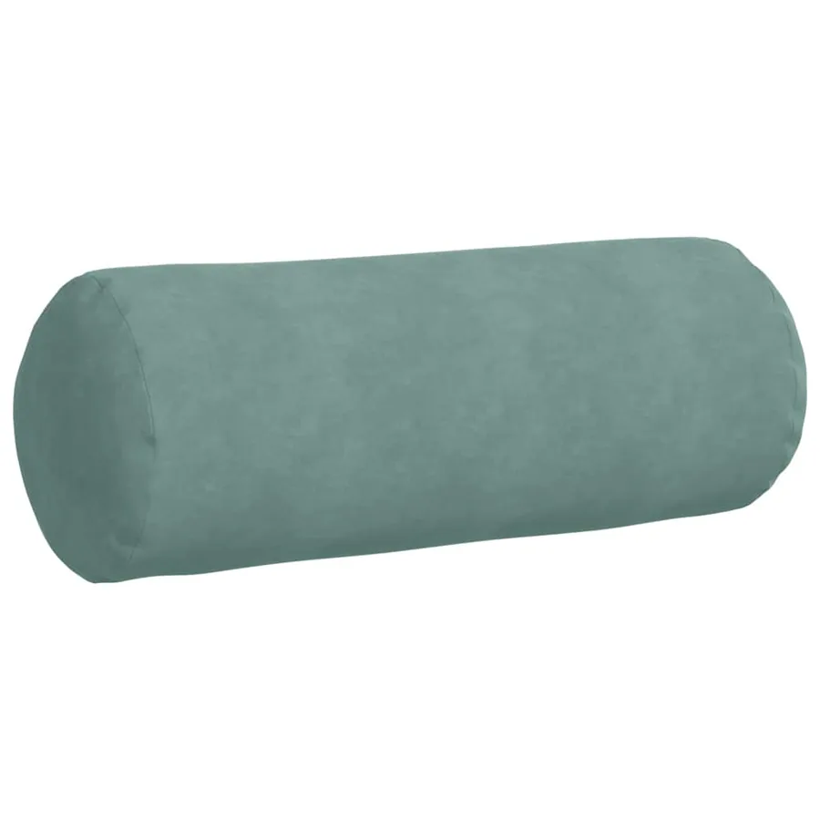 Coussins d'accent 2 pcs Vert Mer Ø 25 x 70 cm - 5