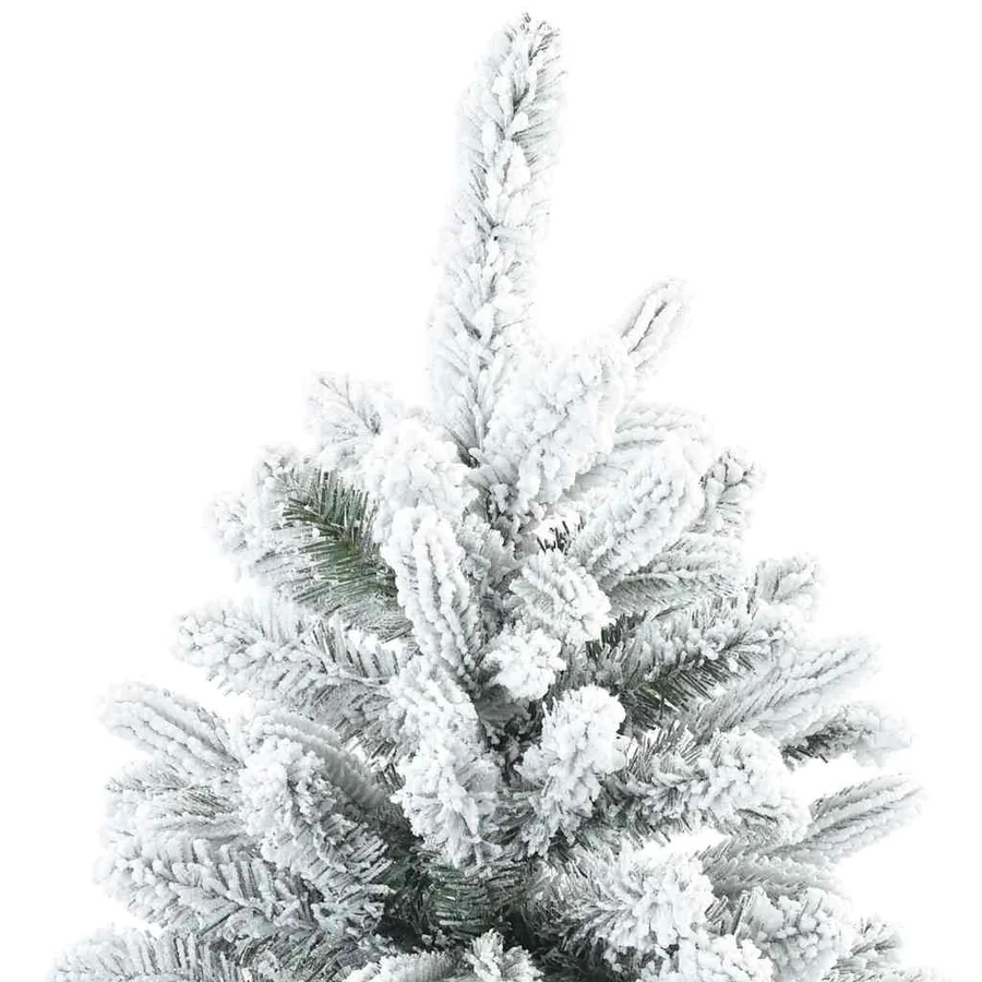 Sapin de Noël artificiel avec 150 LED Blanc 150 cm PE et PVC - 8