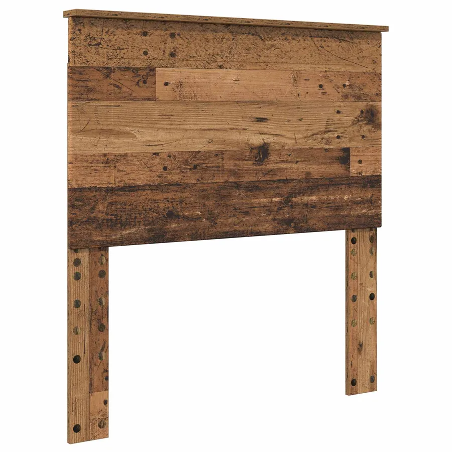 Cadre de lit Bois ancien 75 x 190 cm Bois de pin massif - 6