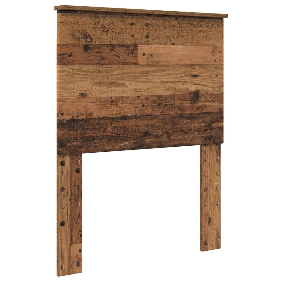Cadre de lit Bois ancien 75 x 190 cm Bois de pin massif - 6