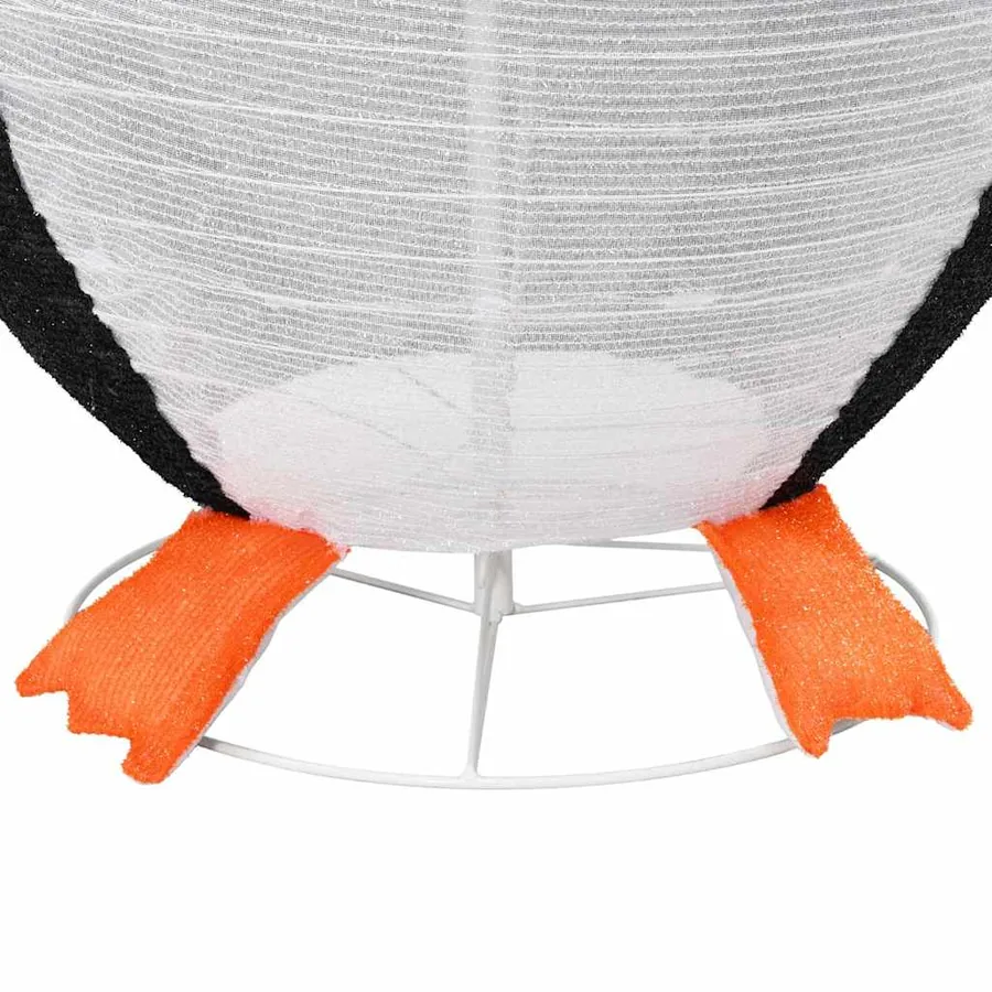 Figure de pingouin en neige Blanc chaud 78 x 178 cm tissu - 10
