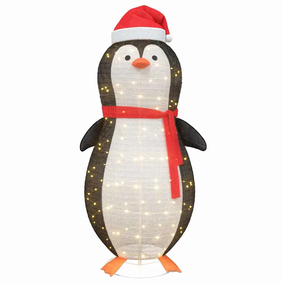 Figure de pingouin en neige Blanc chaud 78 x 178 cm tissu - 2