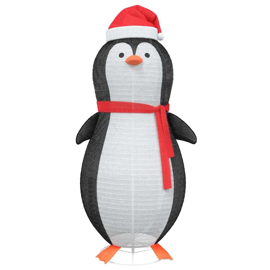 Figure de pingouin en neige Blanc chaud 78 x 178 cm tissu - 5