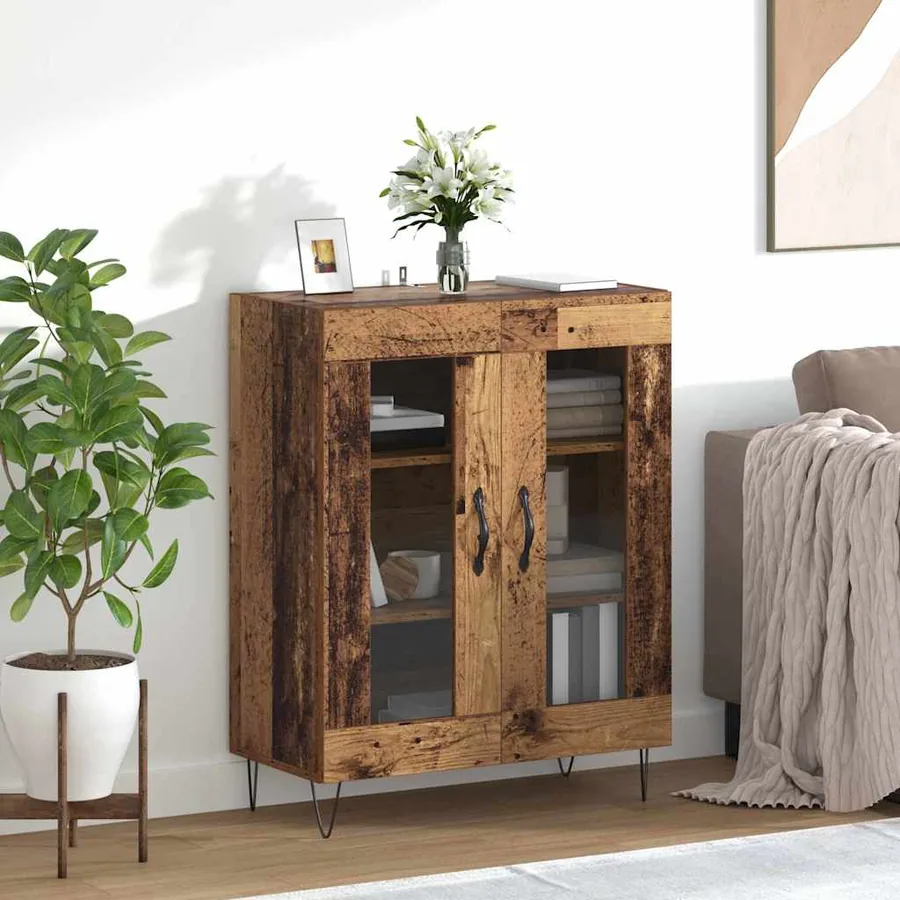 Buffet Bois Ancien 69,5 x 34 x 90 cm Bois d'ingénierie