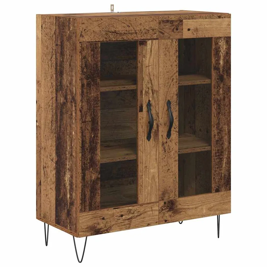 Buffet Bois Ancien 69,5 x 34 x 90 cm Bois d'ingénierie - 2