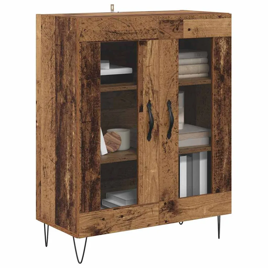 Buffet Bois Ancien 69,5 x 34 x 90 cm Bois d'ingénierie - 3