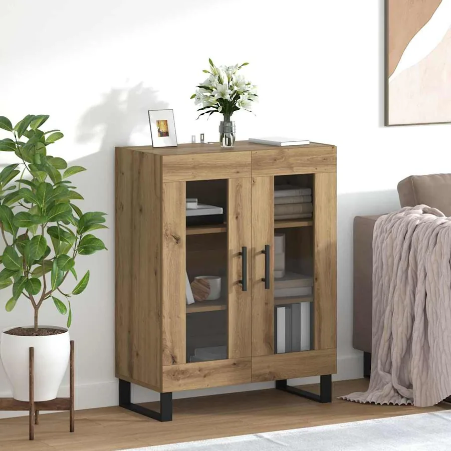 Buffet Chêne artisanal 69,5 x 34 x 90 cm Bois d'ingénierie