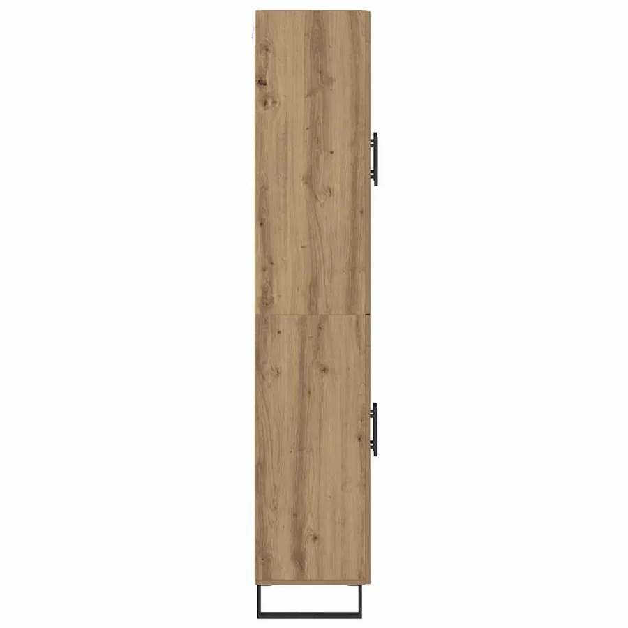 Haut Armoire 2 pcs Chêne artisanal 69,5 x 34 x 180 cm - 9