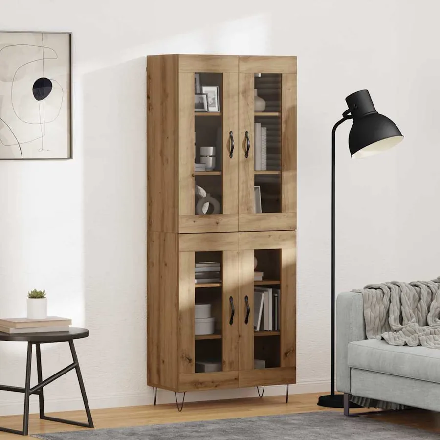 Haut Armoire Chêne artisanal 69,5 x 34 x 90 cm