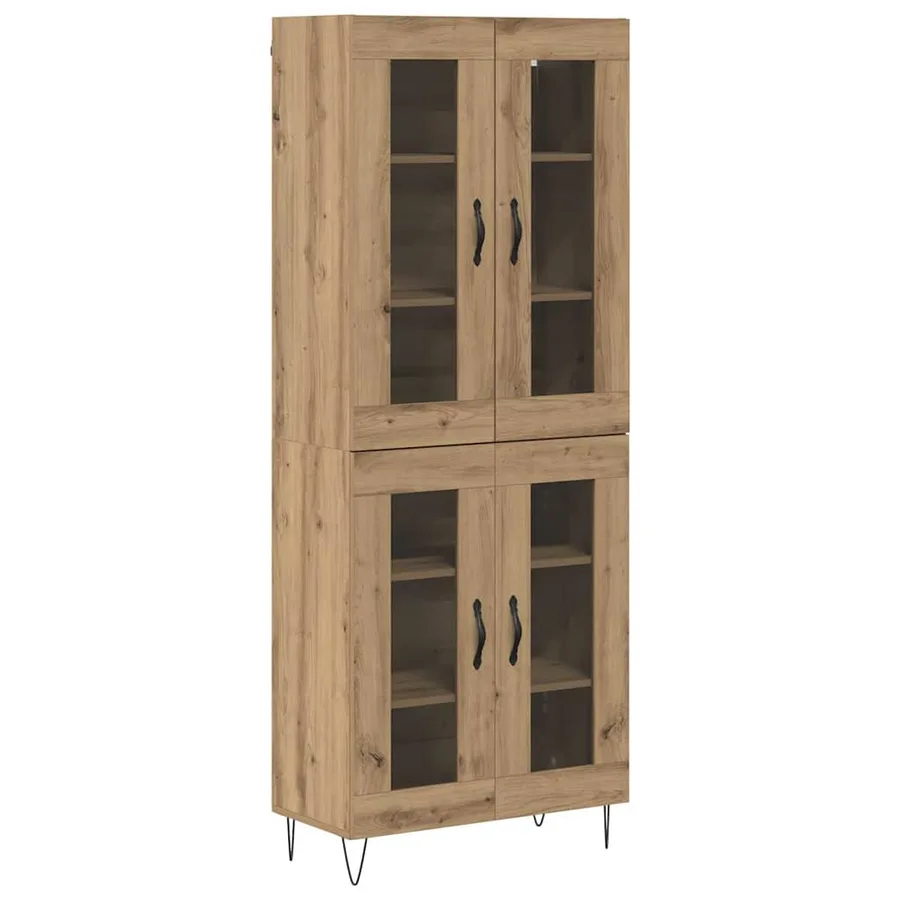 Haut Armoire Chêne artisanal 69,5 x 34 x 90 cm - 2