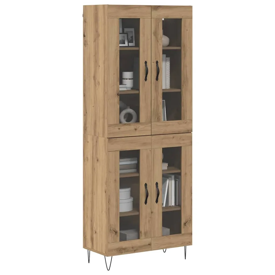 Haut Armoire Chêne artisanal 69,5 x 34 x 90 cm - 3