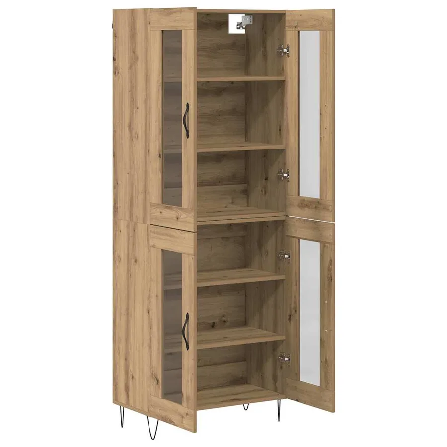 Haut Armoire Chêne artisanal 69,5 x 34 x 90 cm - 7