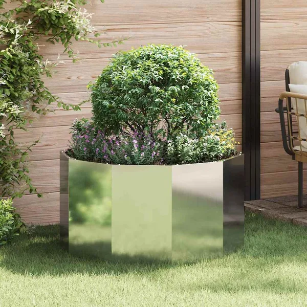 Jardinière Argent 90 x 90 x 50 cm Acier galvanisé