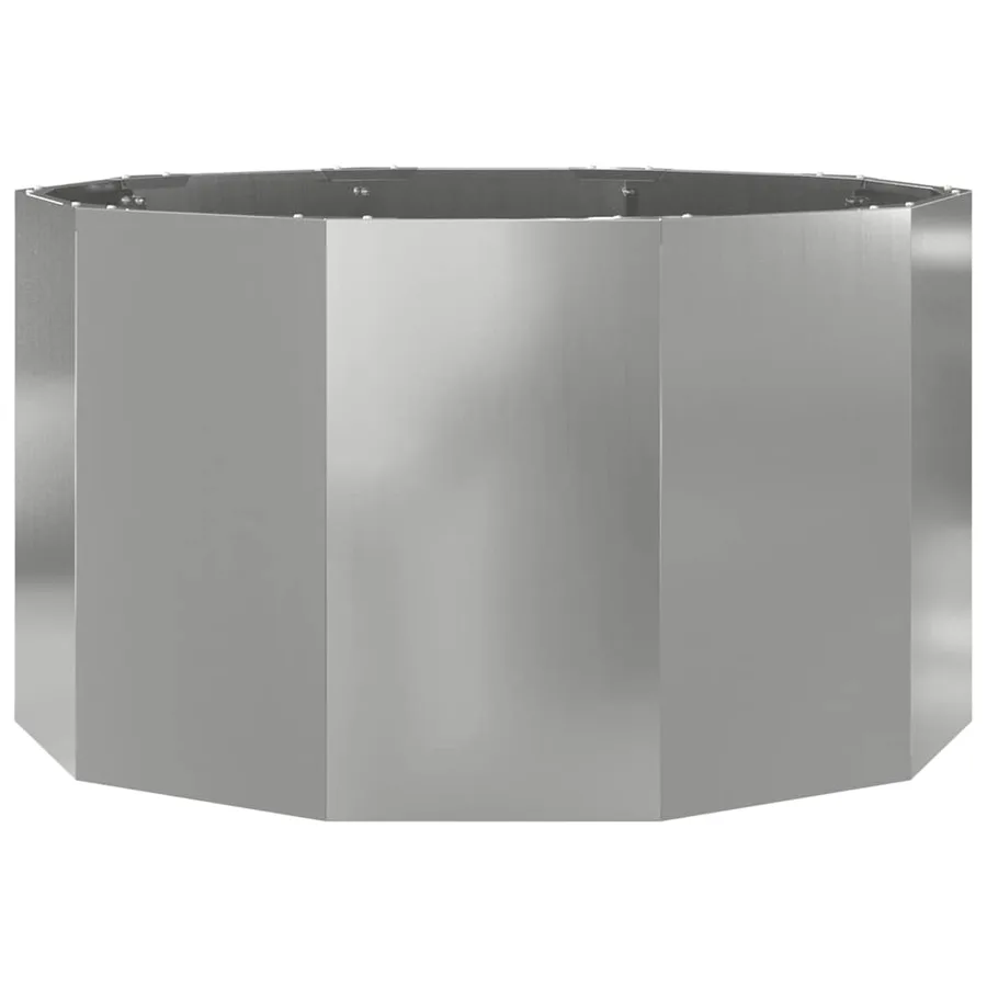 Jardinière Argent 90 x 90 x 50 cm Acier galvanisé - 5