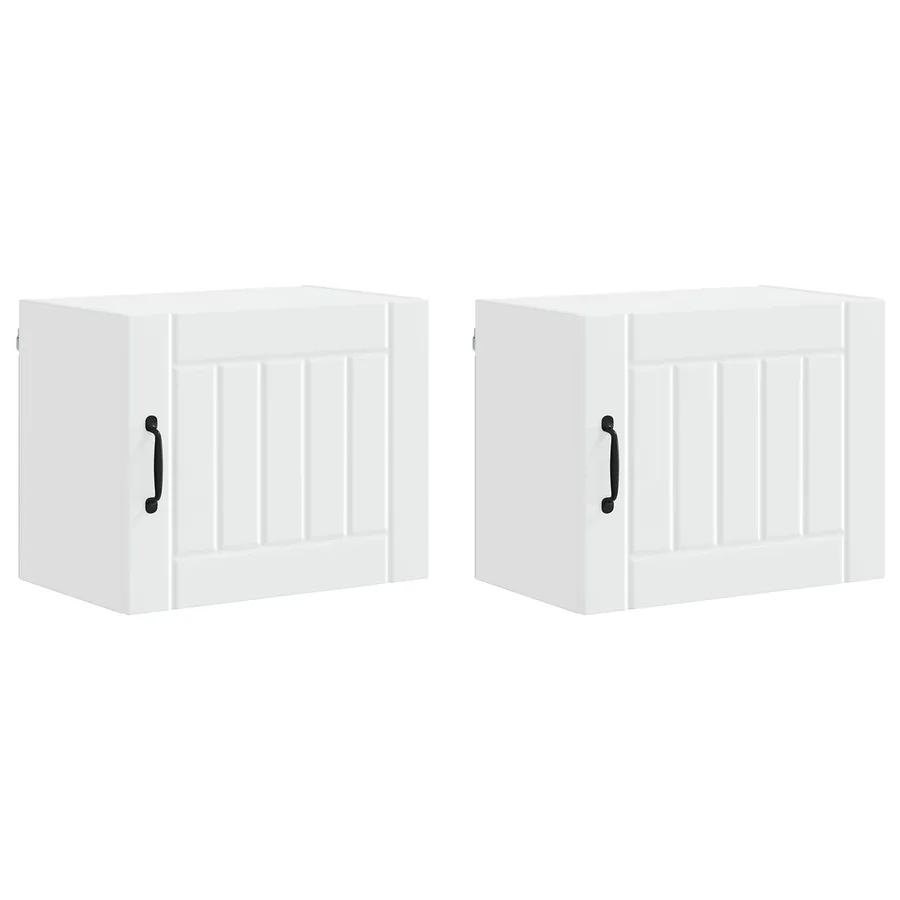 Meuble mural LUCCA 2 pcs Blanc 50 x 31 x 40 cm - 2