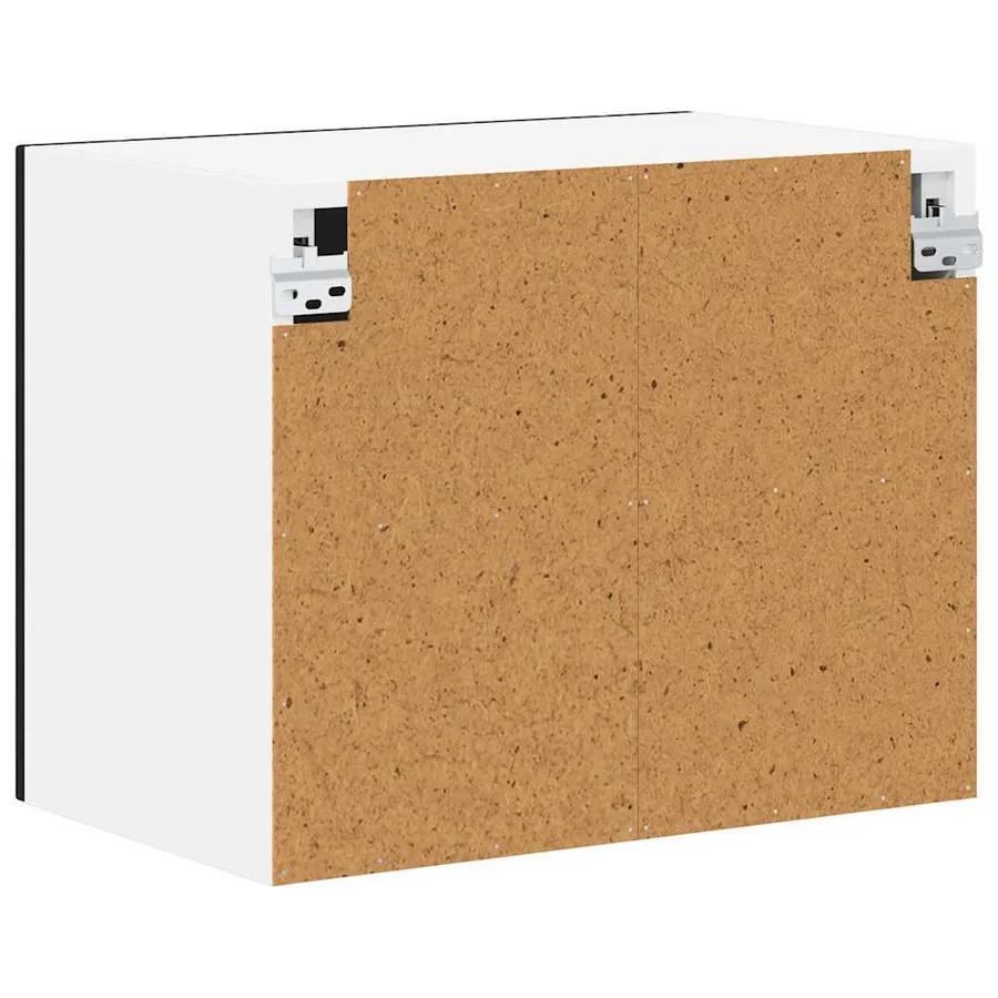 Meuble mural LUCCA 2 pcs Noir 50 x 31 x 40 cm Bois d'ingénierie - 9