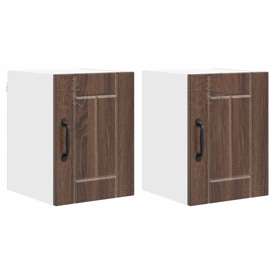 Meuble mural LUCCA 2 pcs Chêne brun 30 x 31 x 40 cm - 2