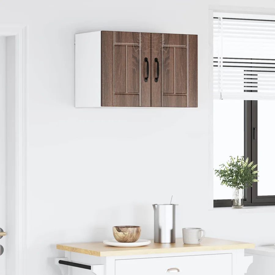 Meuble mural LUCCA 2 pcs Chêne brun 30 x 31 x 40 cm - 4