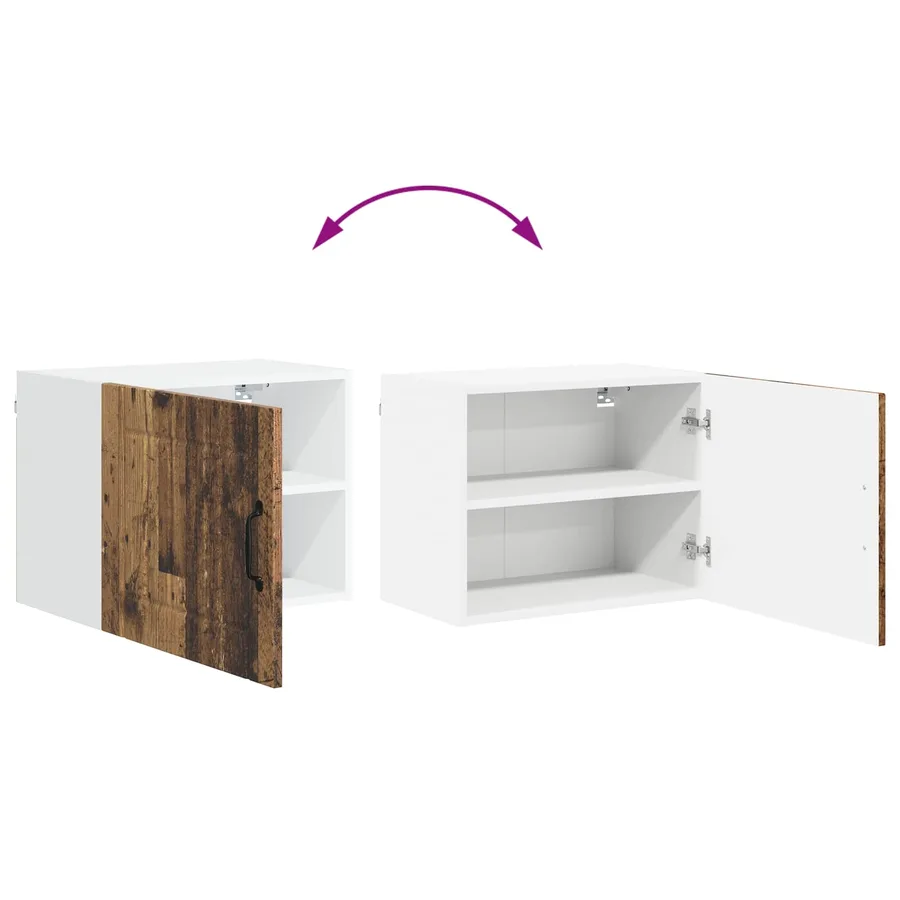 Meuble mural LUCCA Bois ancien 50 x 31 x 40 cm - 11