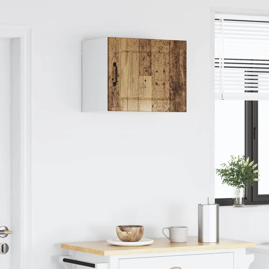 Meuble mural LUCCA Bois ancien 50 x 31 x 40 cm - 4