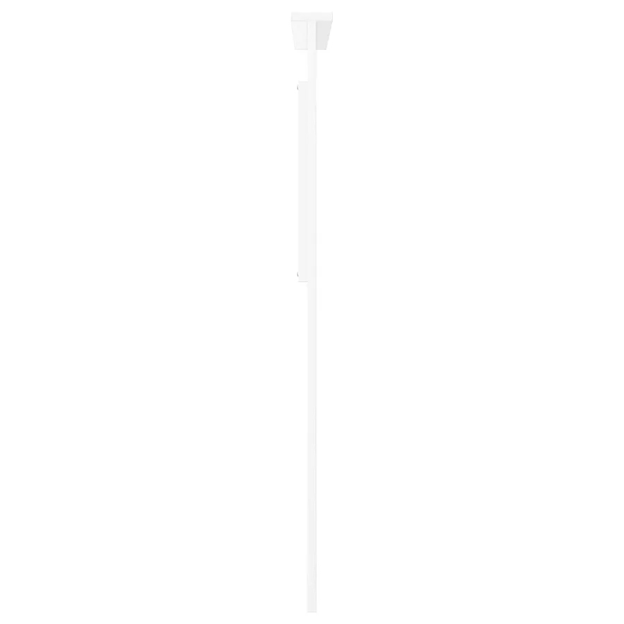 Tête de lit avec tête de lit Blanc 80 cm Bois d'ingénierie - 5