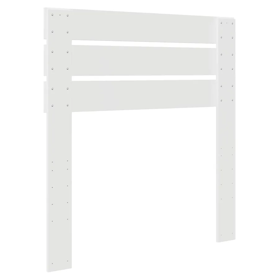 Tête de lit Blanc Bois d'ingénierie - 6