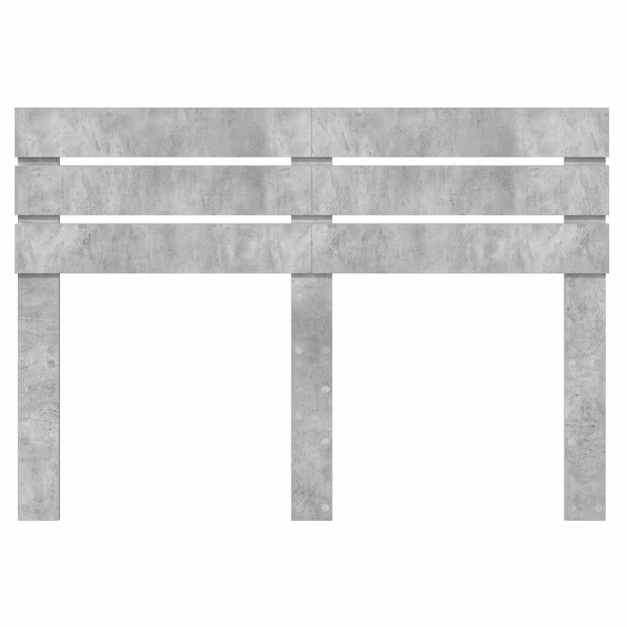 Tête de lit Gris béton Bois d'ingénierie - 4