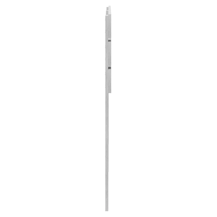 Tête de lit Gris béton Bois d'ingénierie - 5