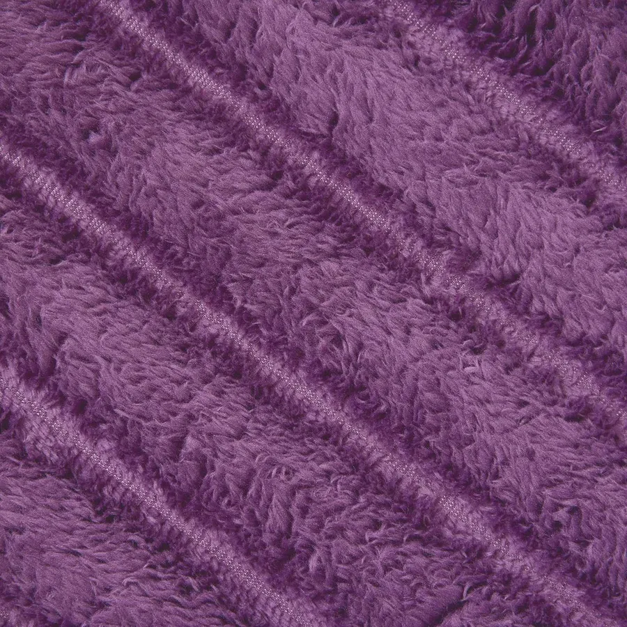 Jeté Violet 200 x 150 cm Toison - 7