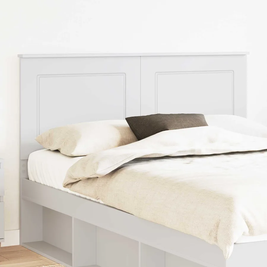Tête de lit Blanc 100 cm Bois d’ingénierie