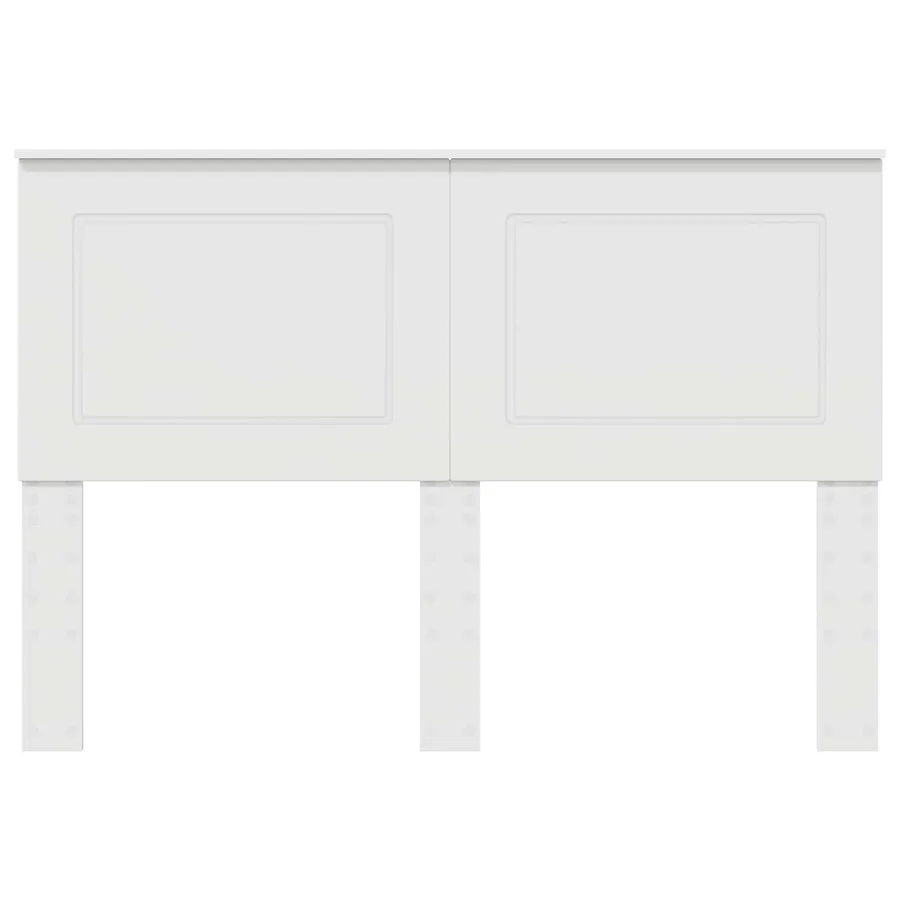 Tête de lit Blanc 100 cm Bois d’ingénierie - 4