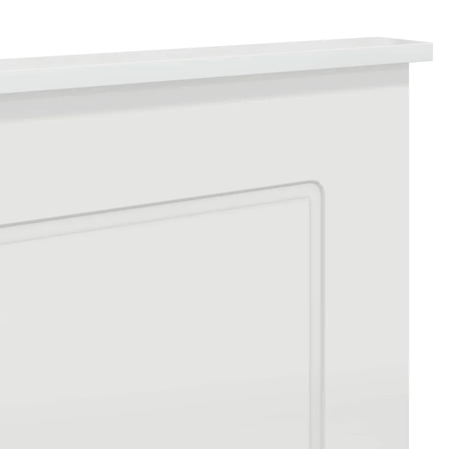 Tête de lit Blanc Brillant 100 cm Bois d’ingénierie - 7