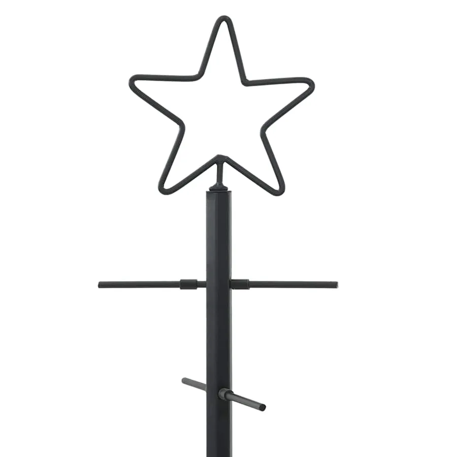 Arbre de Noël en métal Noir 89 cm Acier peint par poudre - 7