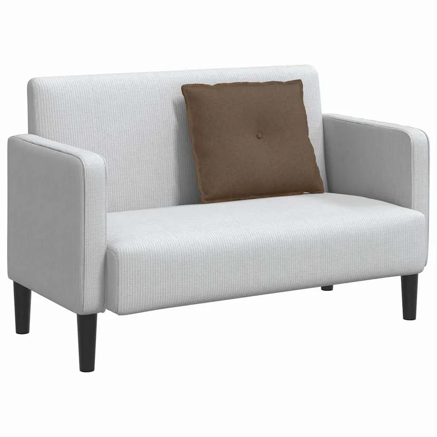 Coussin de Dos Marron 60 x 19 x 50 cm tissu - 3
