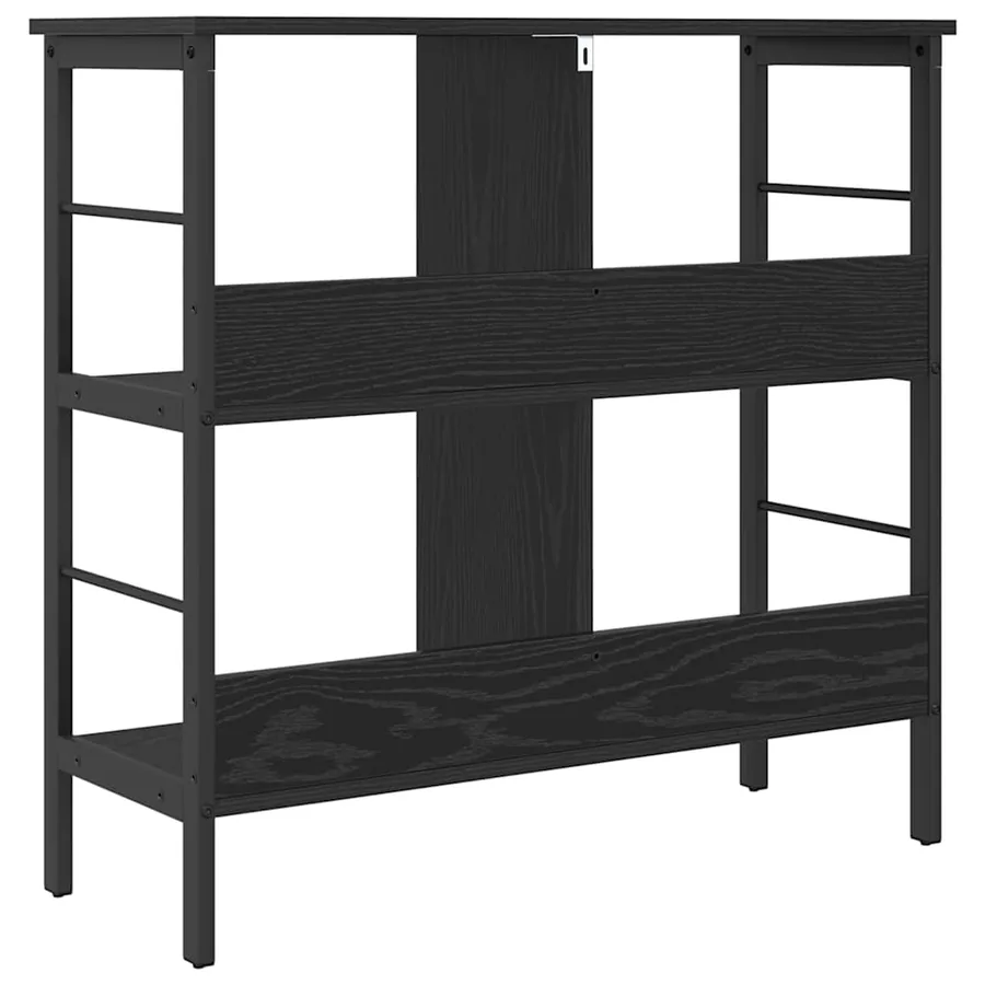 Étagère Chêne noir 82 x 32 x 79 cm Bois d'ingénierie - 7
