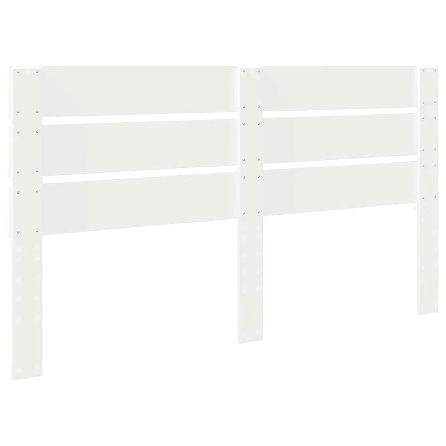 Tête de lit Blanc Bois d'ingénierie - 6